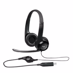 Logitech H390 USB Computer Headset Son numérique amélioré et commandes intégrées (981-000406) - Vue supplémentaire 7