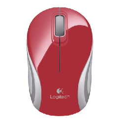 Logitech M187 Sans fil Mini  (Rouge)