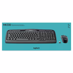 Logitech Wireless Combo MK330 clavier Souris incluse USB QWERTY US International Noir - Vue supplémentaire 4