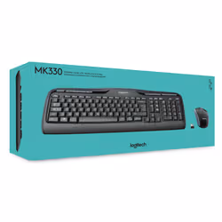 Logitech Wireless Combo MK330 clavier Souris incluse USB QWERTY US International Noir - Vue supplémentaire 5