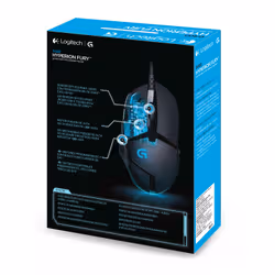 Logitech G G402 Hyperion Fury Ratón para gaming ultrarrápido FPS - Vue supplémentaire 8