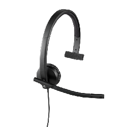 Logitech USB Headset H570e Mono Casque Avec fil Arceau Bureau/Centre d'appels Noir