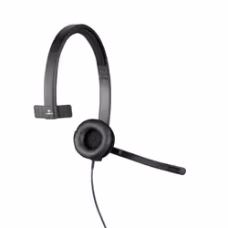 Logitech USB Headset H570e Mono Casque Avec fil Arceau Bureau/Centre d'appels Noir - Vue supplémentaire 3