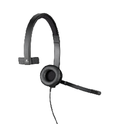 Logitech USB Headset H570e Mono Casque Avec fil Arceau Bureau/Centre d'appels Noir
