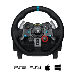 Logitech G G29 Noir USB 2.0 Volant + pédales Analogique PC, PlayStation 4, Playstation 3 (941-000113)