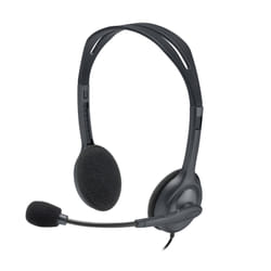 Logitech H111 Casque Avec fil Arceau Bureau/Centre d'appels Gris
