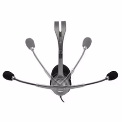 Logitech H111 Casque Avec fil Arceau Bureau/Centre d'appels Gris - Vue supplémentaire 6