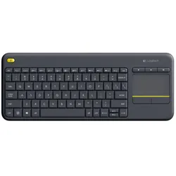 Logitech K400 Plus Tv clavier RF sans fil QWERTZ Allemand Noir