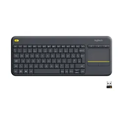 Logitech K400 Plus Tv clavier RF sans fil QWERTY US International Noir