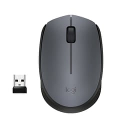 Logitech M170 Grey-K - Ambidextre - Optique - RF sans fil - 1000 DPI - Gris (910-004642)