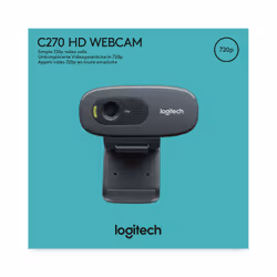 Logitech HD C270 webcam 3 MP 1280 x 720 pixels USB 2.0 Noir - Vue supplémentaire 11