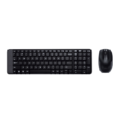 Logitech Wireless Combo MK220 clavier USB Français Noir