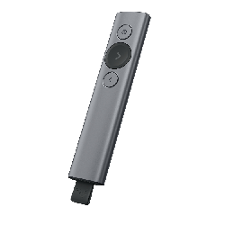 Logitech Spotlight Presentation Remote télécommande Bluetooth/RF Gris