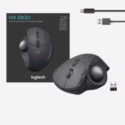 Logitech MX Ergo souris Droitier RF Sans fil + Bluetooth Trackball 440 DPI (910-005179) - Vue supplémentaire 12