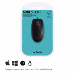Logitech B110 Silent - BLACK - EMEA (910-005508) - Vue supplémentaire 7