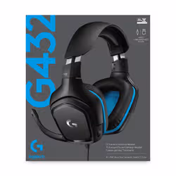 Logitech G G432 7.1 Surround Sound Wired Gaming Headset (981-000770) - Vue supplémentaire 7