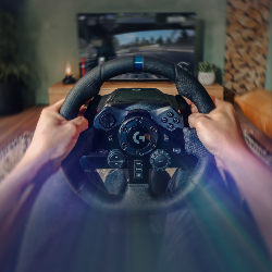 Logitech G G923 Racing Wheel and Pedals for PS5, PS4 and PC Noir USB Volant + pédales PC, PlayStation 4