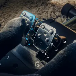 Logitech G G923 Racing Wheel and Pedals for PS5, PS4 and PC Noir USB Volant + pédales PC, PlayStation 4