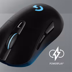 Logitech G G703 Ratón HLIGHTSPEED inalámbrico para gaming Con sensor HERO - Vue supplémentaire 4