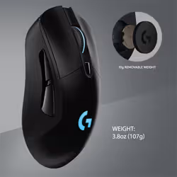 Logitech G G703 Ratón HLIGHTSPEED inalámbrico para gaming Con sensor HERO - Vue supplémentaire 5