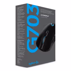 Logitech G G703 Ratón HLIGHTSPEED inalámbrico para gaming Con sensor HERO - Vue supplémentaire 9