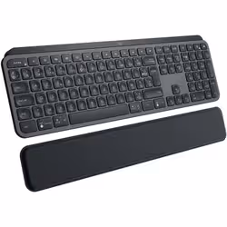 Logitech MX Keys Advanced Wireless Illuminated Keyboard clavier RF sans fil + Bluetooth AZERTY Français Graphite - Vue supplémentaire 2