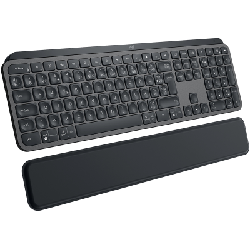 Logitech MX Keys Advanced Wireless Illuminated Keyboard clavier RF sans fil + Bluetooth AZERTY Français Graphite