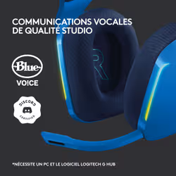 Logitech G G733 wireless gaming - Vue supplémentaire 15