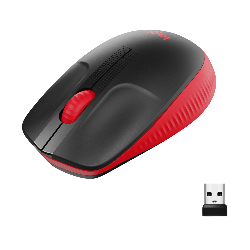 Logitech M190 Sans fil (Rouge)