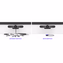 Logitech Swytch - 3840 x 2160 pixels - Émetteur et récepteur AV - Avec fil - Noir - Violet (952-000010) - Vue supplémentaire 4