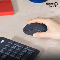 Logitech MK295 Silent Wireless Combo clavier Souris incluse USB QWERTY US International Graphite - Vue supplémentaire 4