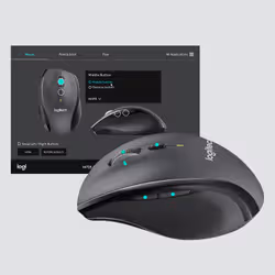 Logitech Customizable Mouse M705 souris Droitier RF sans fil Optique 1000 DPI - Vue supplémentaire 2