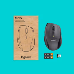 Logitech Customizable Mouse M705 souris Droitier RF sans fil Optique 1000 DPI - Vue supplémentaire 7