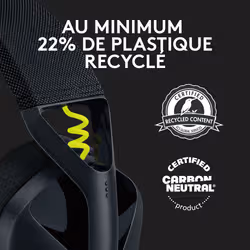 Logitech G G435 LIGHTSPEED Wireless Gaming Headset Casque Sans fil Arceau Jouer Bluetooth Noir - Vue supplémentaire 13