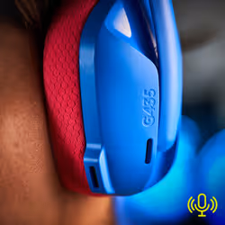 Logitech G G435 Casque Sans fil Arceau Jouer Bluetooth Bleu - Vue supplémentaire 3