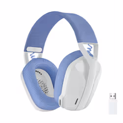 Logitech G G435 Casque Sans fil Arceau Jouer Bluetooth Blanc - Vue supplémentaire 15