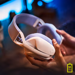 Logitech G G435 Casque Sans fil Arceau Jouer Bluetooth Blanc - Vue supplémentaire 5