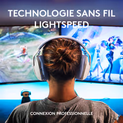 Logitech G G435 Casque Sans fil Arceau Jouer Bluetooth Blanc - Vue supplémentaire 7
