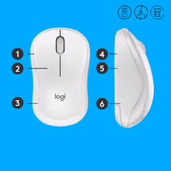 Logitech M220 SILENT souris Ambidextre RF sans fil Optique 1000 DPI - Vue supplémentaire 14