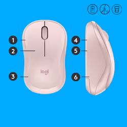 Logitech M220 SILENT souris Ambidextre RF sans fil Optique 1000 DPI - Vue supplémentaire 5