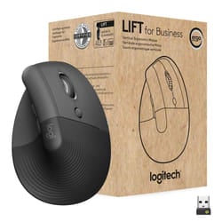Logitech Lift for Business souris Droitier RF Sans fil + Bluetooth Optique 4000 DPI