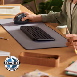 Logitech Lift for Business souris Droitier RF Sans fil + Bluetooth Optique 4000 DPI - Vue supplémentaire 5