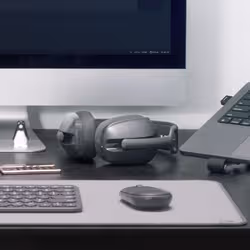 Logitech Zone Vibe 125 Casque Sans fil Arceau Bureau/Centre d'appels Bluetooth Graphite - Vue supplémentaire 5