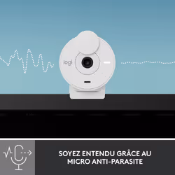 Logitech Brio 300 webcam 2 MP 1920 x 1080 pixels USB-C Blanc - Vue supplémentaire 9