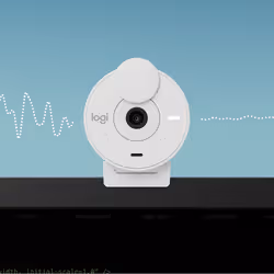 Logitech Brio 300 webcam 2 MP 1920 x 1080 pixels USB-C Blanc - Vue supplémentaire 4