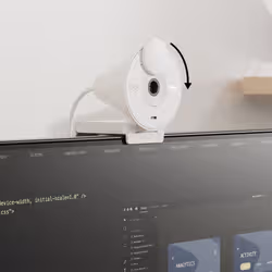 Logitech Brio 300 webcam 2 MP 1920 x 1080 pixels USB-C Blanc - Vue supplémentaire 5