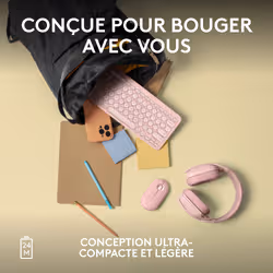 Logitech Pebble 2 M350s souris Ambidextre RF sans fil + Bluetooth Optique 4000 DPI - Vue supplémentaire 8