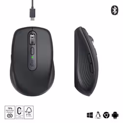 Logitech MX Anywhere 3S souris Droitier RF sans fil + Bluetooth Laser 8000 DPI - Vue supplémentaire 12