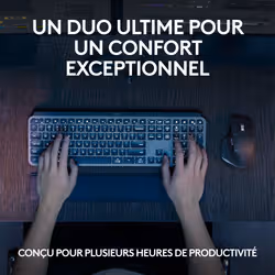 Logitech Master 920-011607 clavier Souris incluse Bureau Bluetooth AZERTY Français Graphite - Vue supplémentaire 7