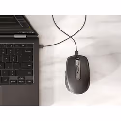 Logitech MX Anywhere 3S for Business souris Droitier RF sans fil + Bluetooth Laser 8000 DPI - Vue supplémentaire 5